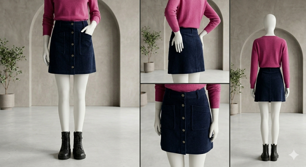 Falda Bruma | Ropa Hippie Sostenible | Tiendasamarcanda