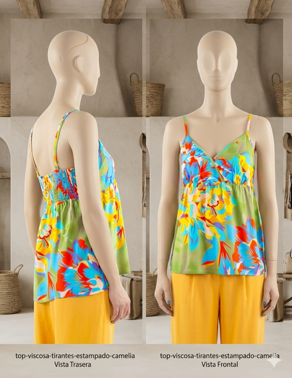 Top Camelia | Ropa Hippie Diferente