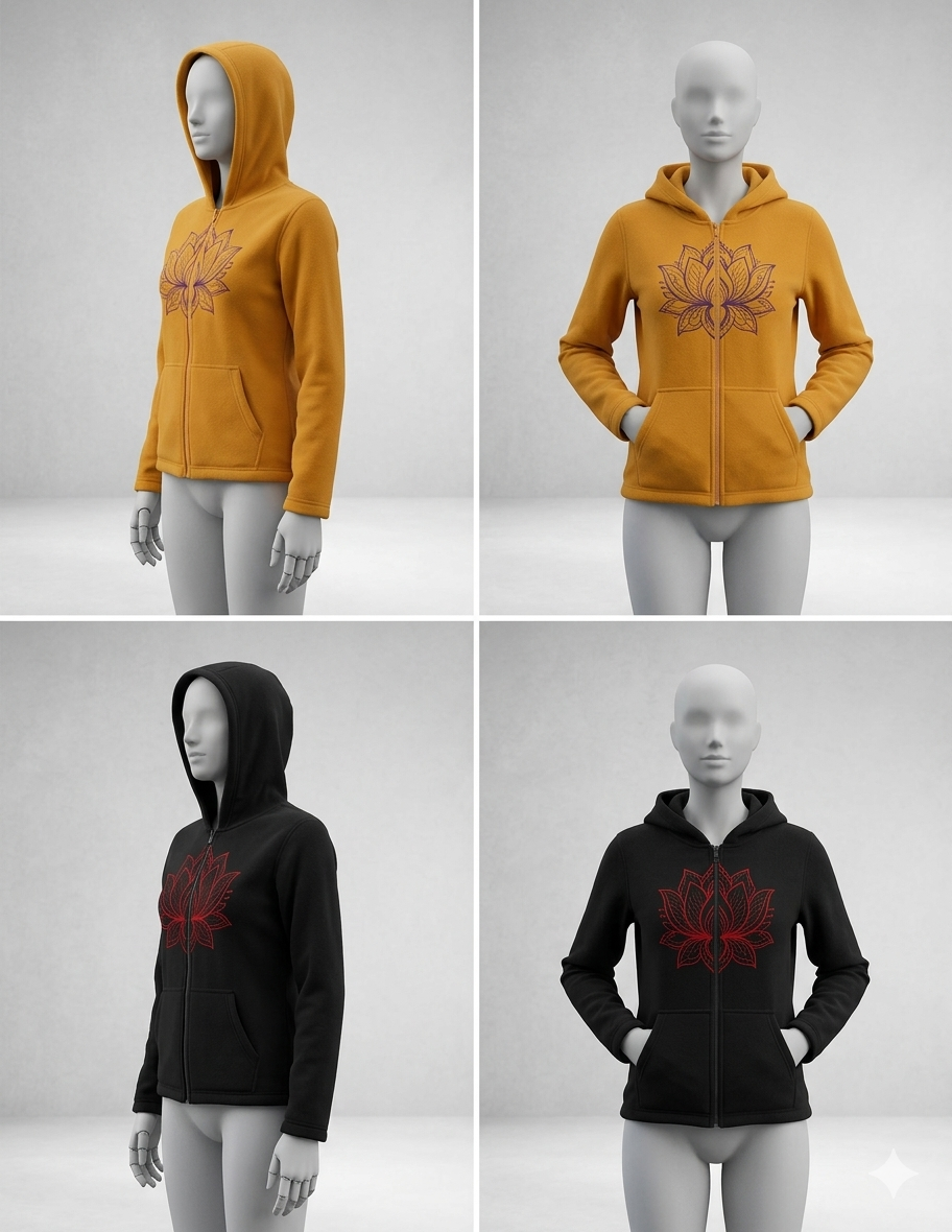 Sudadera Rosace | Ropa Hippie Étnica