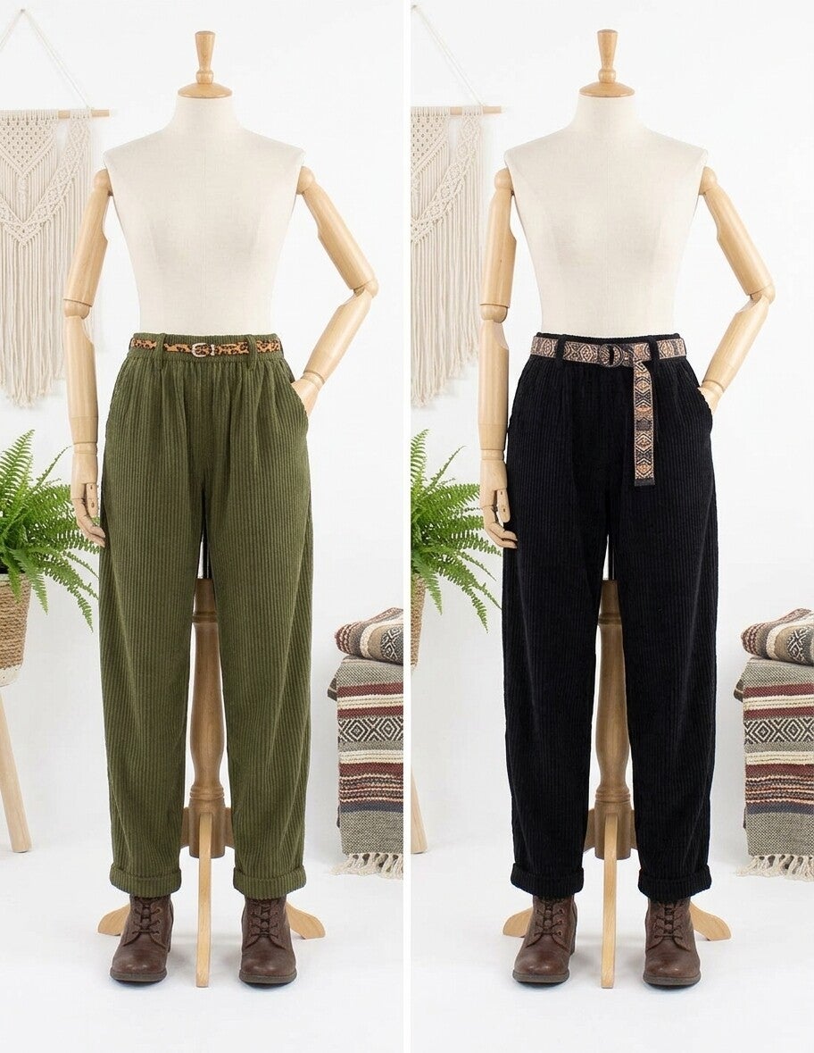 Pantalón de Pana Boho Rishikesh – Estilo Hippie Chic y Cómodo