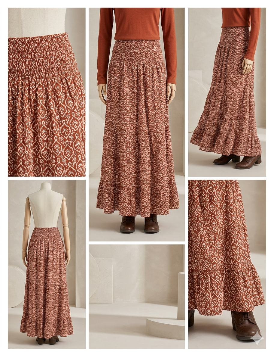 Falda Amparo | Moda Hippie Alternativa | Tiendasamarcanda