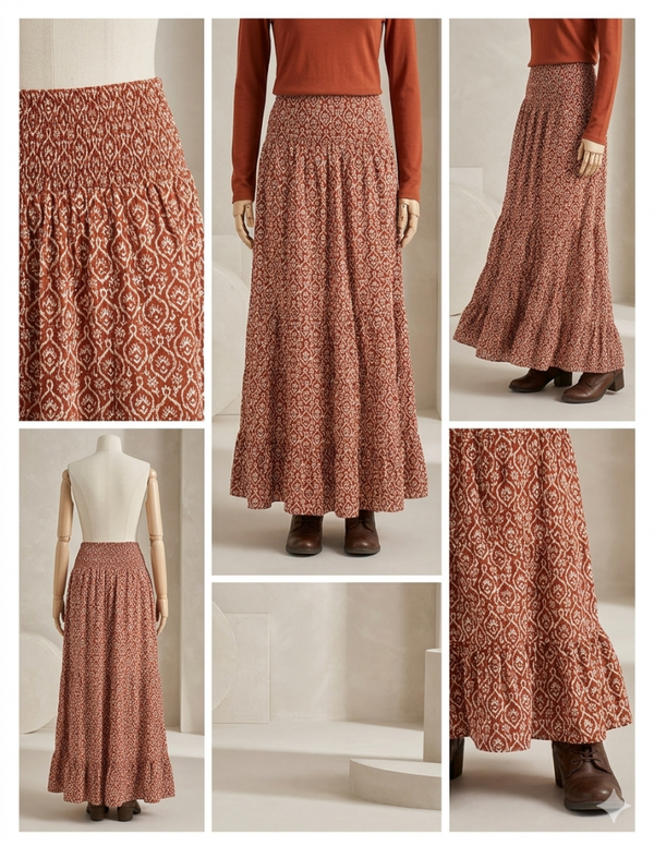 Falda Amparo | Moda Hippie Alternativa | Tiendasamarcanda