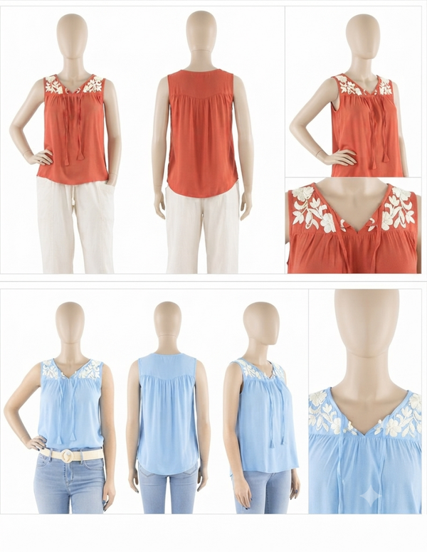 Blusa Veraniega Boho Chic con Bordados y Borlas | Moda Hippie