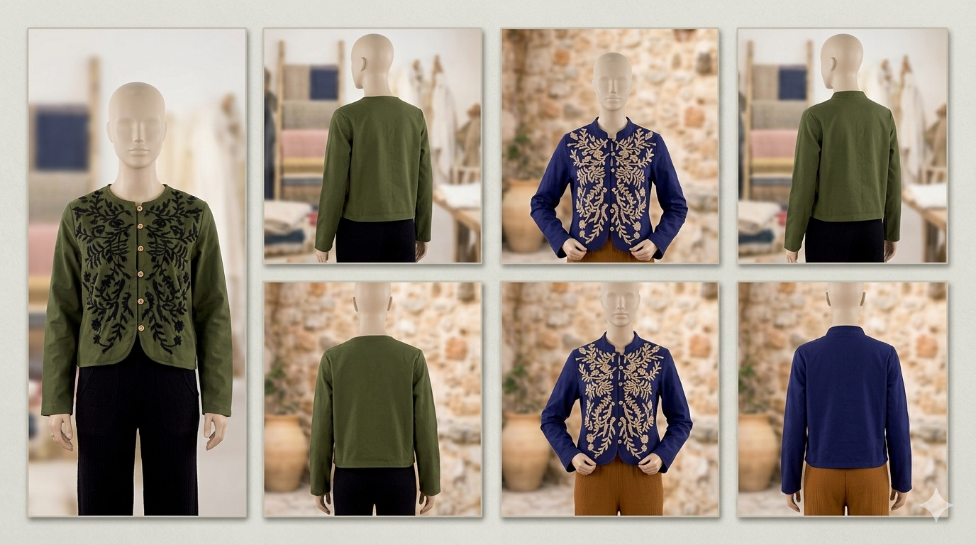 Chaqueta Étnica Savia | Moda Hippie Sostenible | Tiendasamarcanda