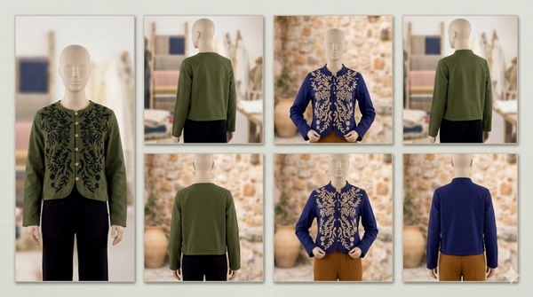 Chaqueta Étnica Savia | Moda Hippie Sostenible | Tiendasamarcanda