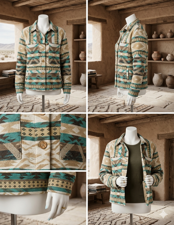 Chaqueta Geom | Ropa Hippie Diferente