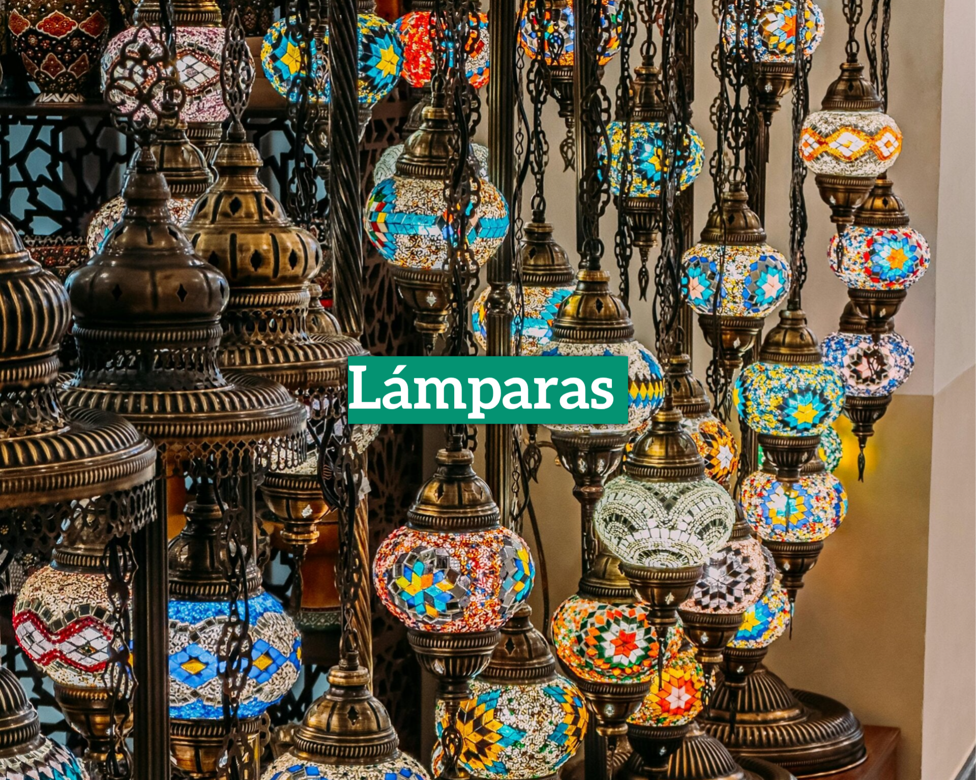 Lámparas étnicas