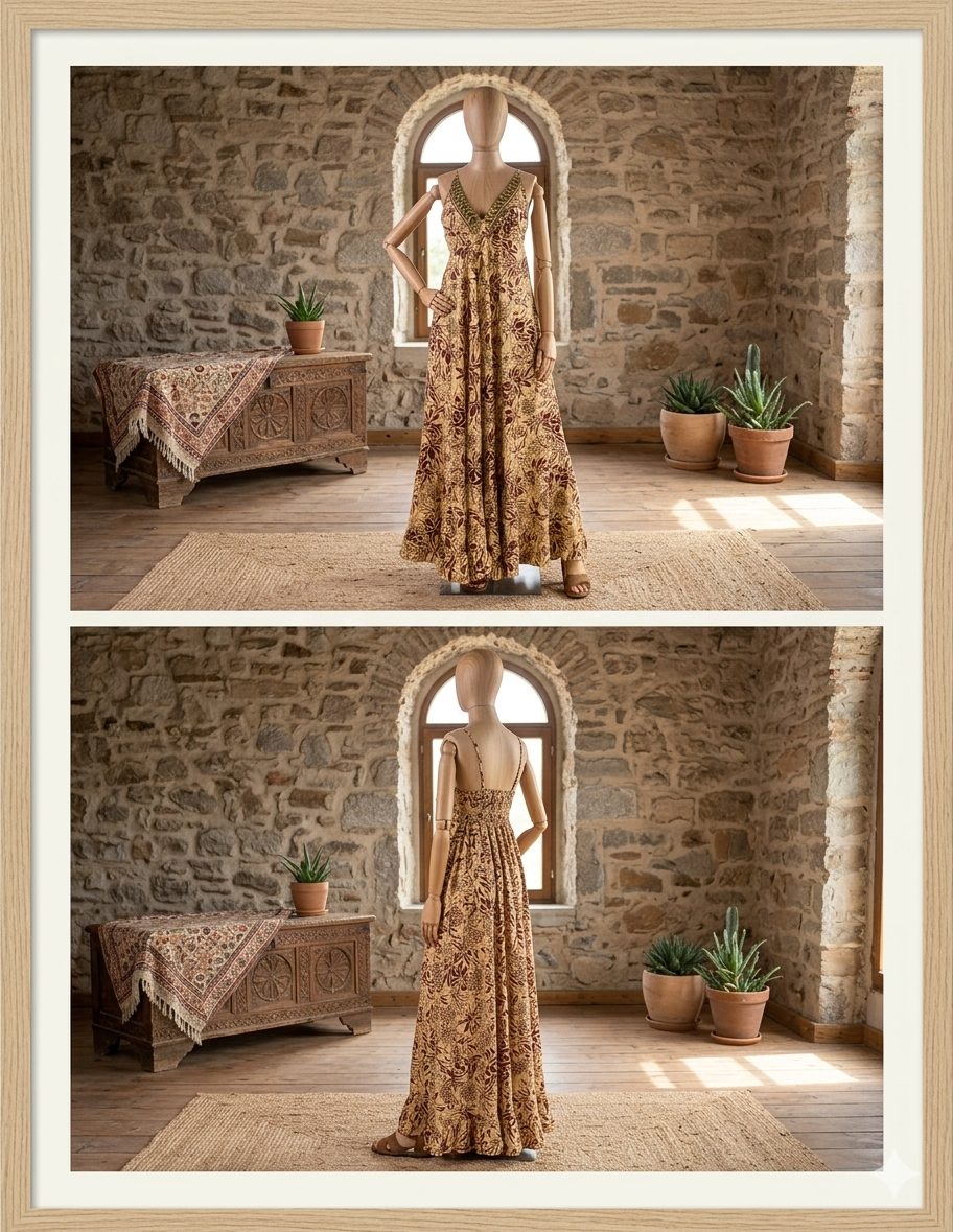 Vestido Malegaon  | Ropa Hippie India