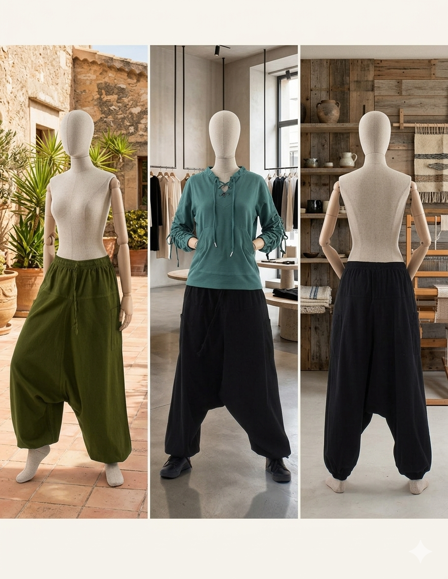 Sarouel Bosque | Ropa Hippie Sostenible | Tiendasamarcanda