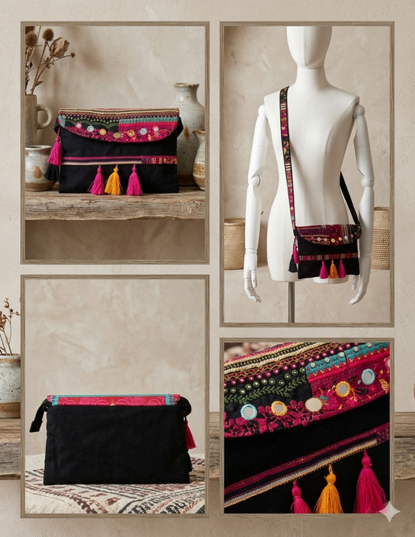 Bolso Solapur | Bolso Hippie Pequeño