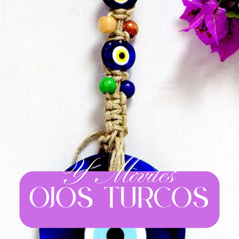 Ojos turcos de túnez y moviles para colgar en la pared
