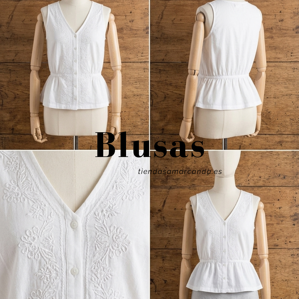 Camisetas y blusas artesanas y sostenibles
