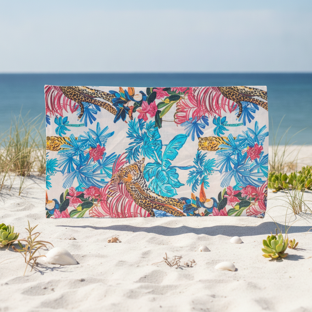 Pareo Tropical Estampado | Moda Boho Verano