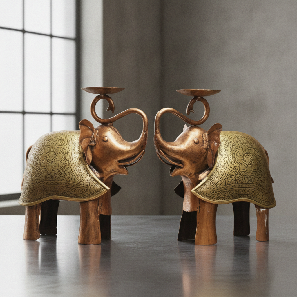 Portavelas Elefante | Ideas Decoración Hippie