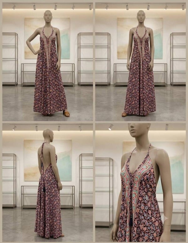 Vestido Maxi Boho Panipat | Estampado Étnico