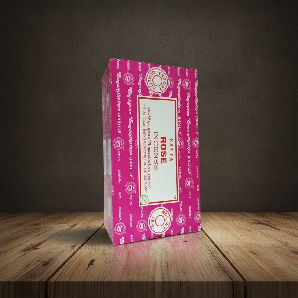 Incienso Satya Rosa | Pack Display 12 Cajas