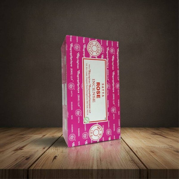 Incienso Satya Rosa | Pack Display 12 Cajas