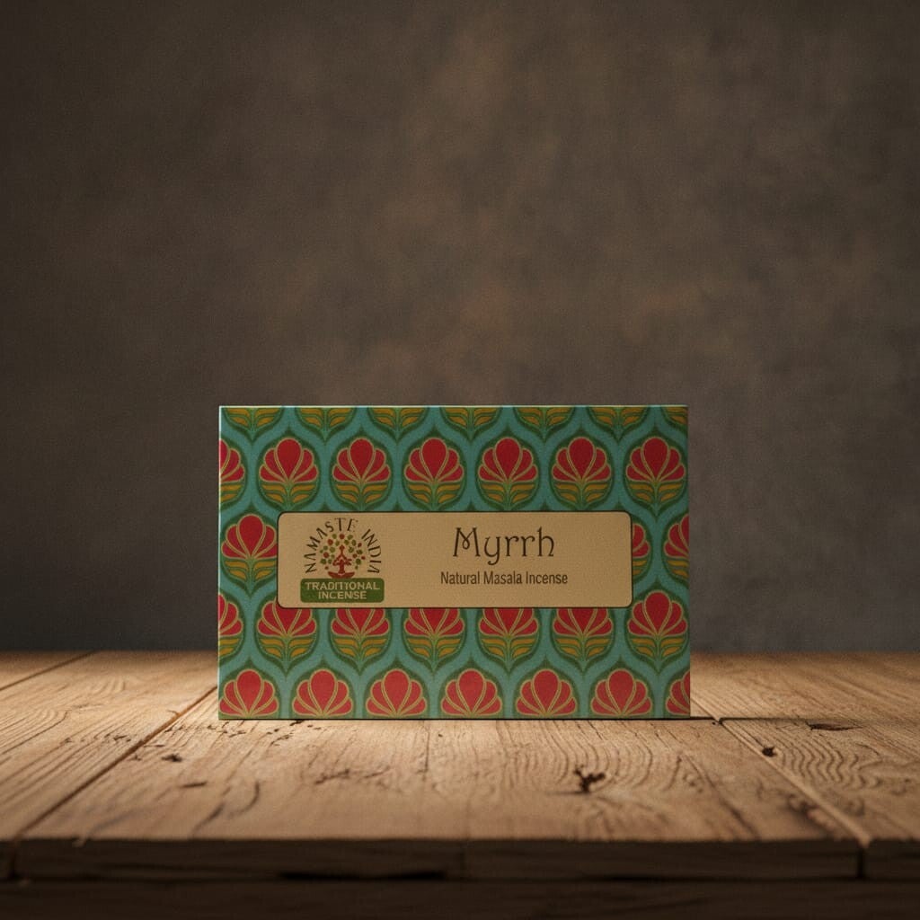 Incienso Namaste India Mirra | Pack Display 12 Cajas