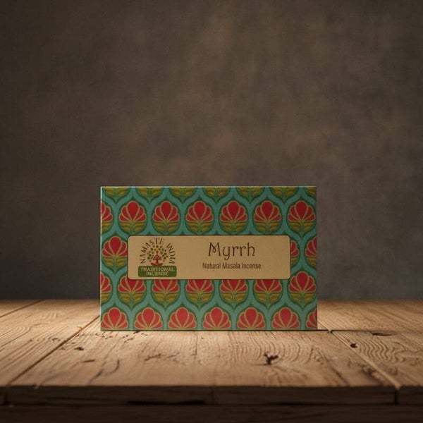 Incienso Namaste India Mirra | Pack Display 12 Cajas