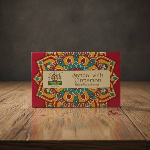 Incienso Namaste India Sándalo y Canela | Display 12 Cajas