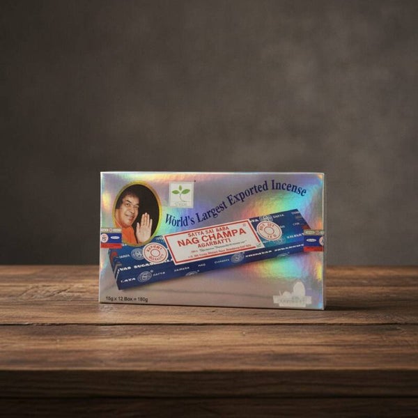 Incienso Satya Nag Champa Clásico | Pack Display 12 Cajas