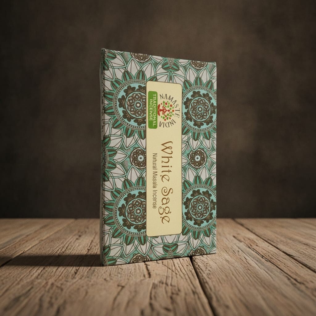 Incienso Namaste India Salvia Blanca | Display 12 Cajas