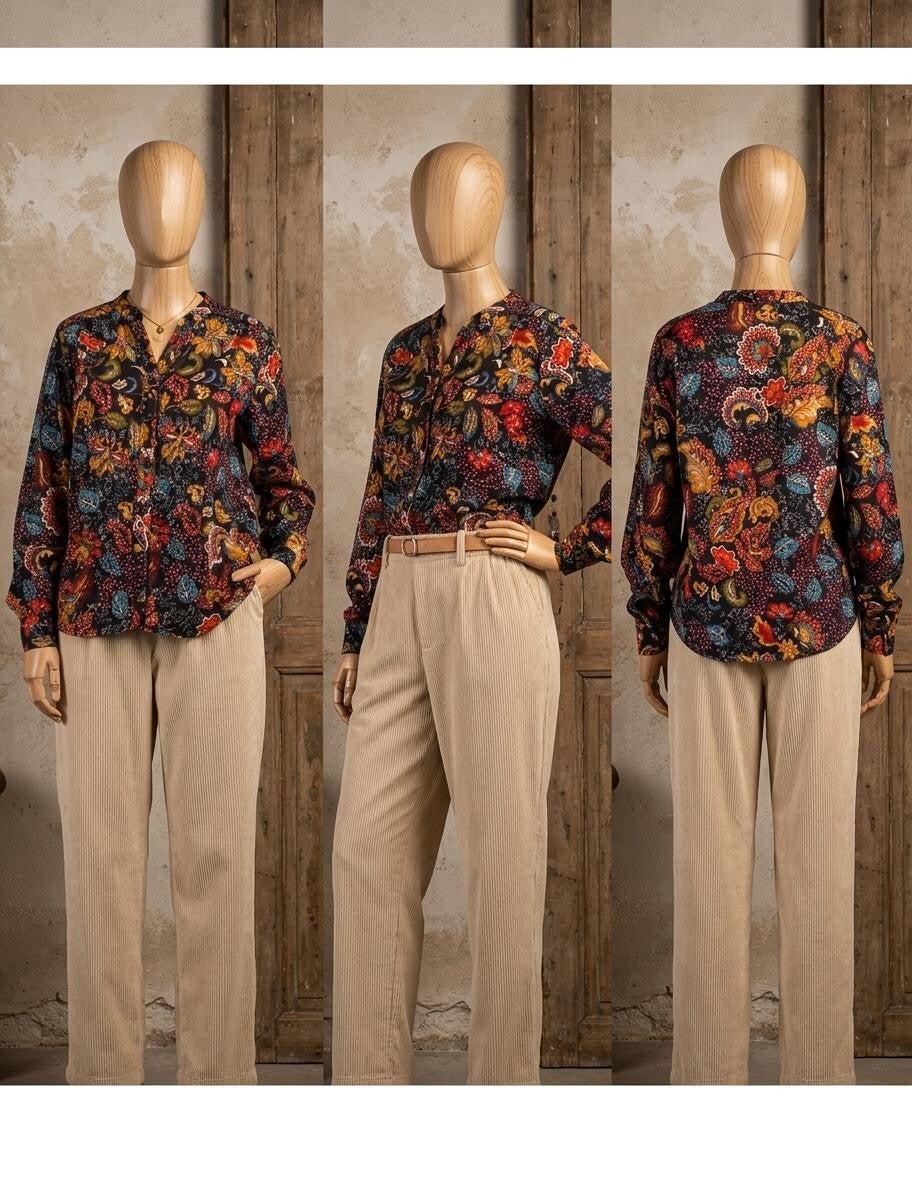 Blusa Jaipur Estampado Paisley Étnico | Moda Boho Chic