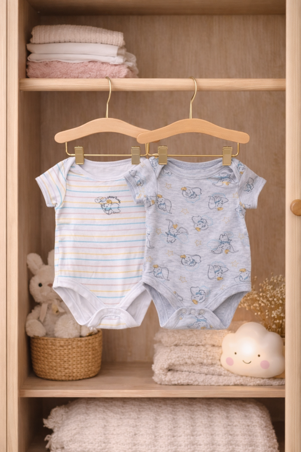 Un duo de bodys doux et pratiques pour bébé