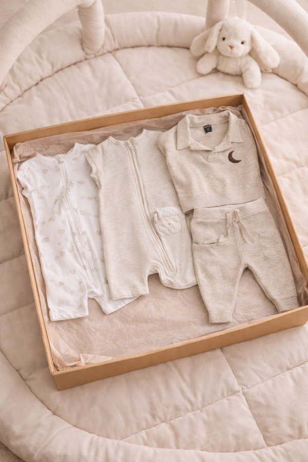 Moyenne Box trio cocooning - Lune brodée 🧡