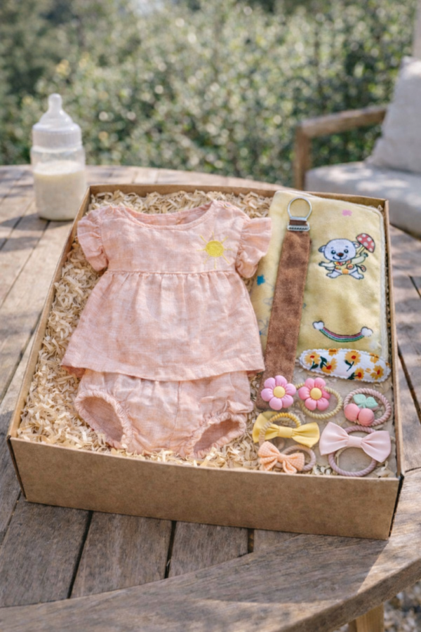 Box Petit rayon de soleil ☀️ Création brodé à la main ✨