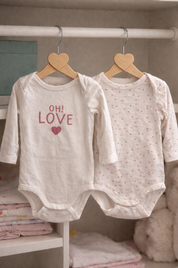 Lot de 2 body bébé doux & délicats