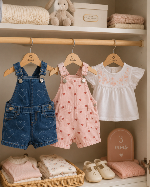 Jolis essentiels bébé 3 mois 🌷