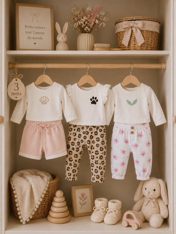 Mini dressing 3 mois 🌿