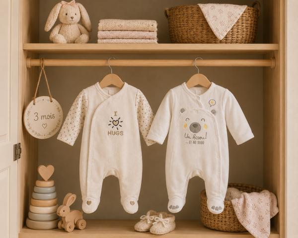 Lot de 2 pyjamas bébé fille 3 mois 🤍