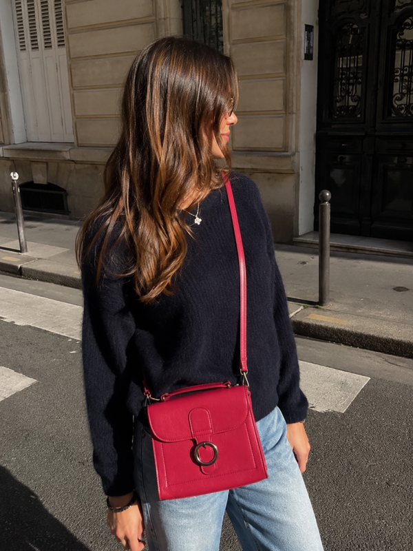 Sac bandoulière rouge élégant