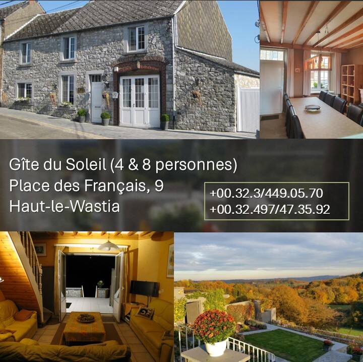annonce partenaire gîte du soleil à Anhée