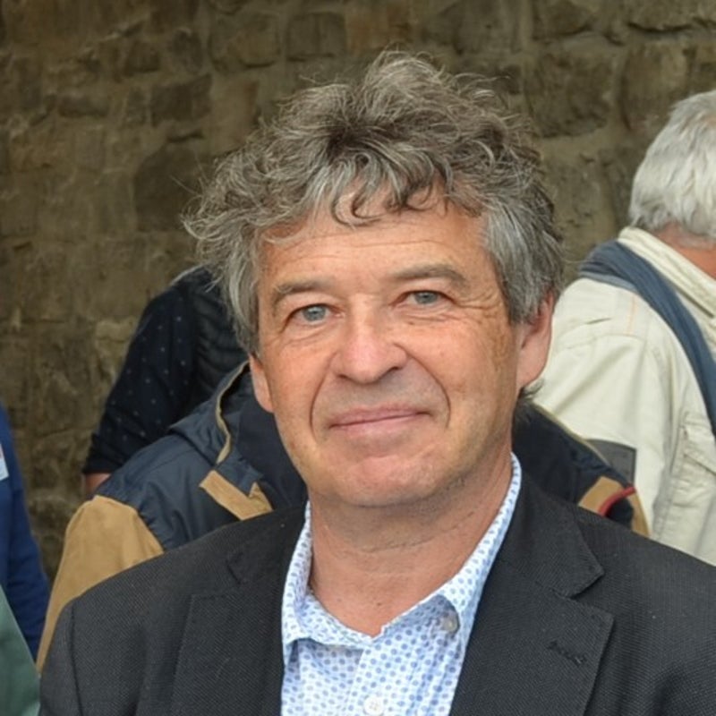 Photo de Dominique Halloin, président de l'asbl Musée du Souvenir - Mai 40