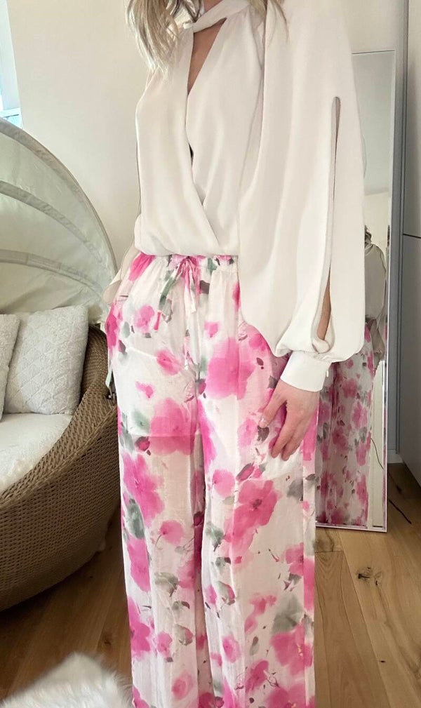 Hose „Flower“ pink