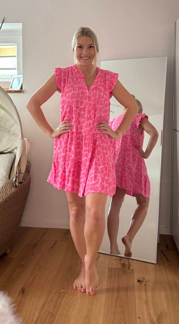 Kurzes Musselinkleid ,,Leo‘‘