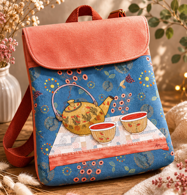 Rucksack „Teatime“ – Charmanter Begleiter mit liebevollem Design