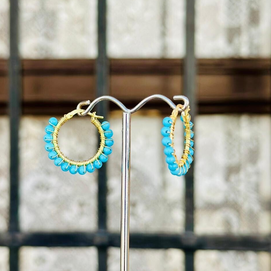 Argollas Turquesa