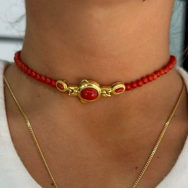 Choker Rosa
