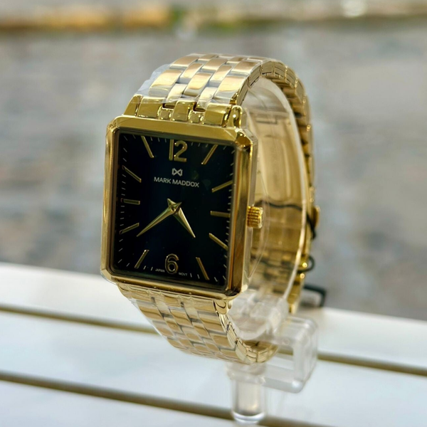 Reloj caja de acero Ip dorado,brazalete de acero Ip dorado,movimiento cuarzo 79,00€