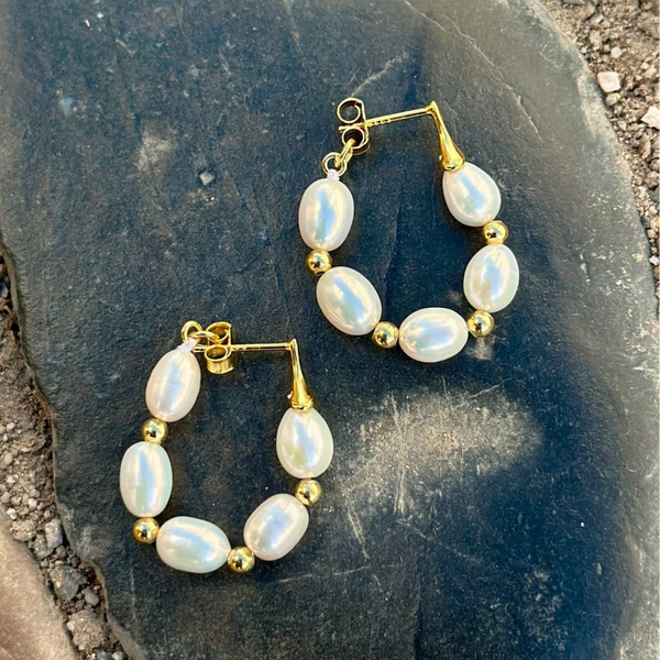 Argollas Perlas