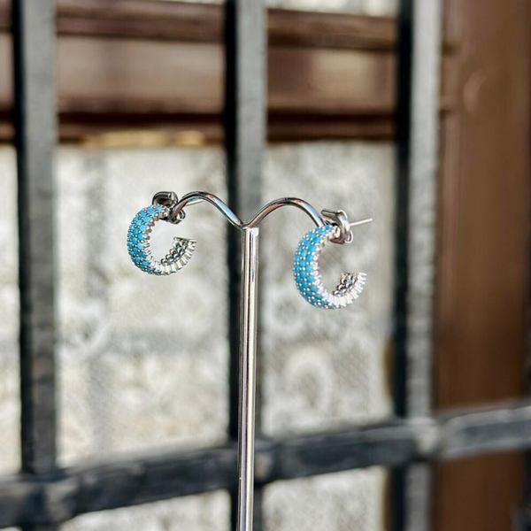 Argollas Turquesa