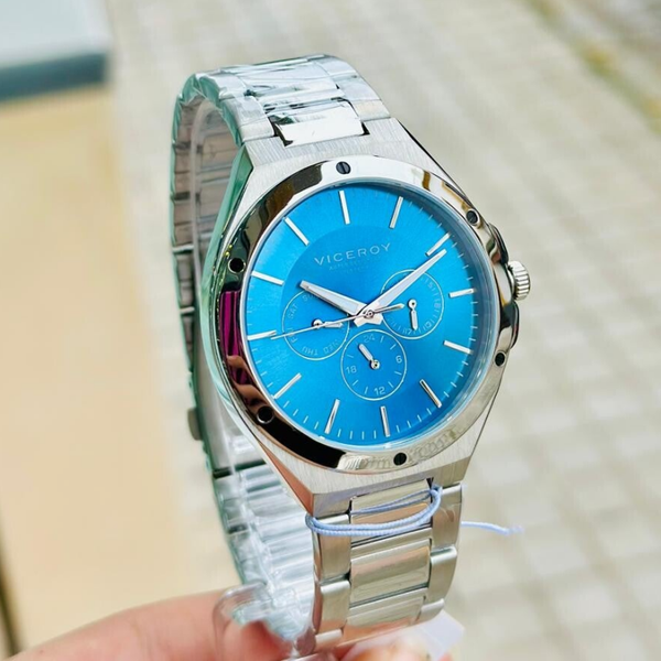 Reloj Viceroy 41143-37 Hombre – Acero, Azul, Multifunción