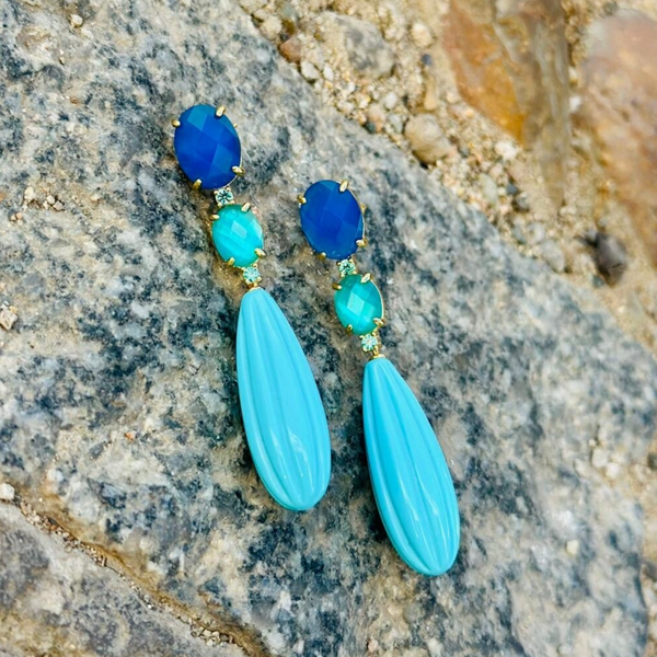 Pendientes Turquesas