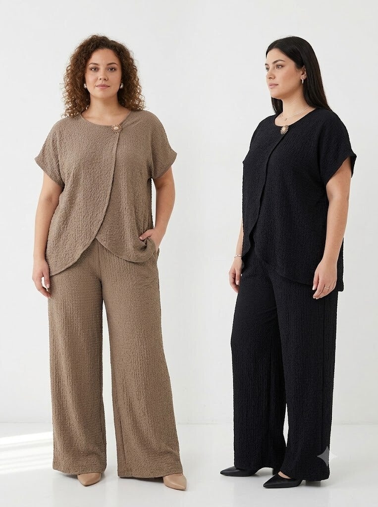 Elegante en comfortabele tweedelige set