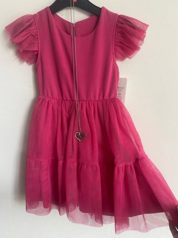 prinsessenjurk fuchsia