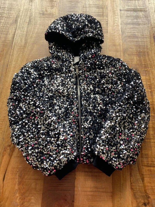 Laat je kleine meid Stralen in deze schitterende glitterjas!